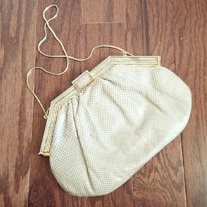 Judith Leiber Snakeskin evening bag handbag clutch